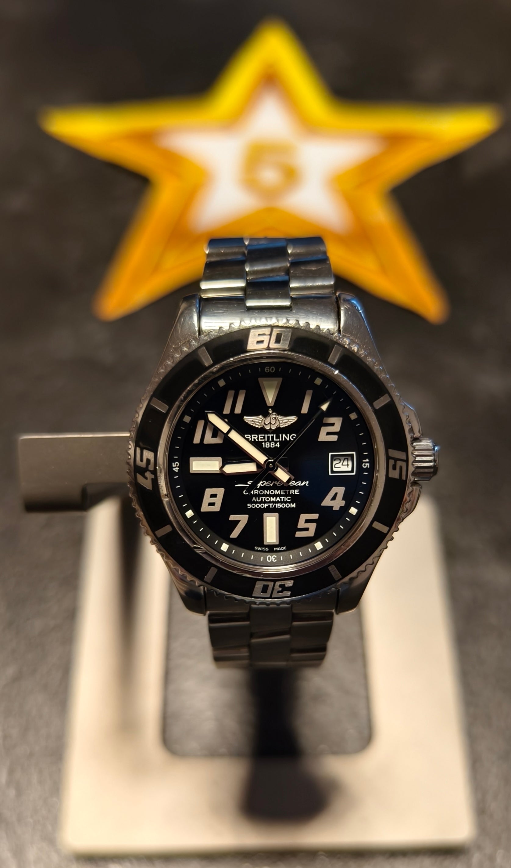 ! TIEFSEE WUNDER ! Breitling Superocean 42 Abyss Fullset inkl 12 Monate Garantie