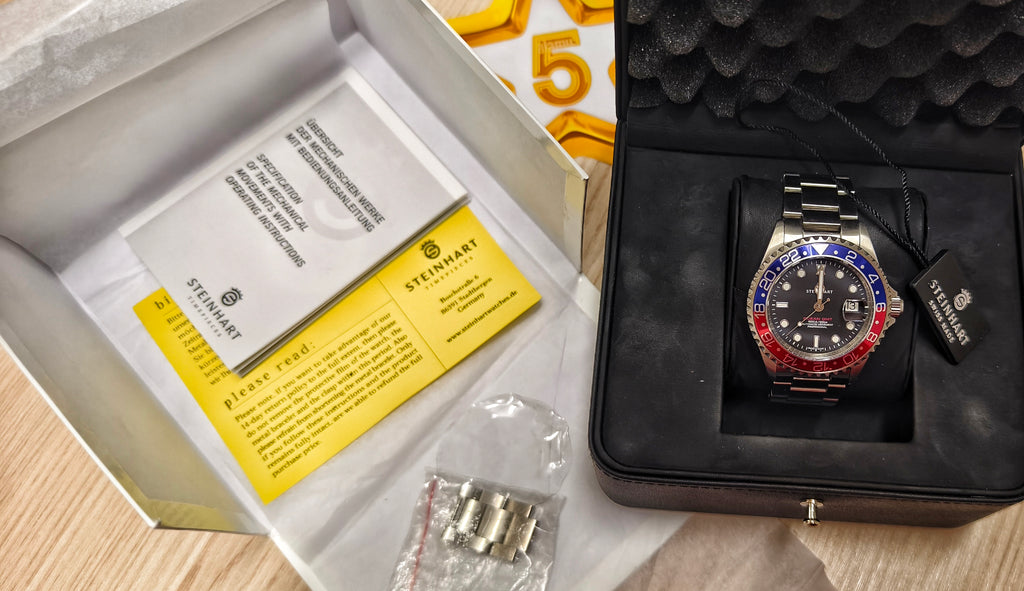 Steinhart OC1 GMT Pepsi inkl 12 Monate Garantie