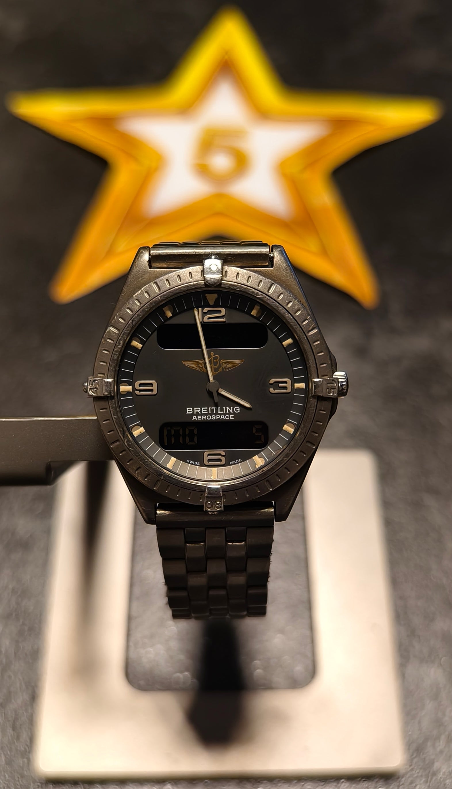 ! EINMALIG ! Breitling Aerospace Navitimer inkl Ping Pong Set für Breitling Stammkunden