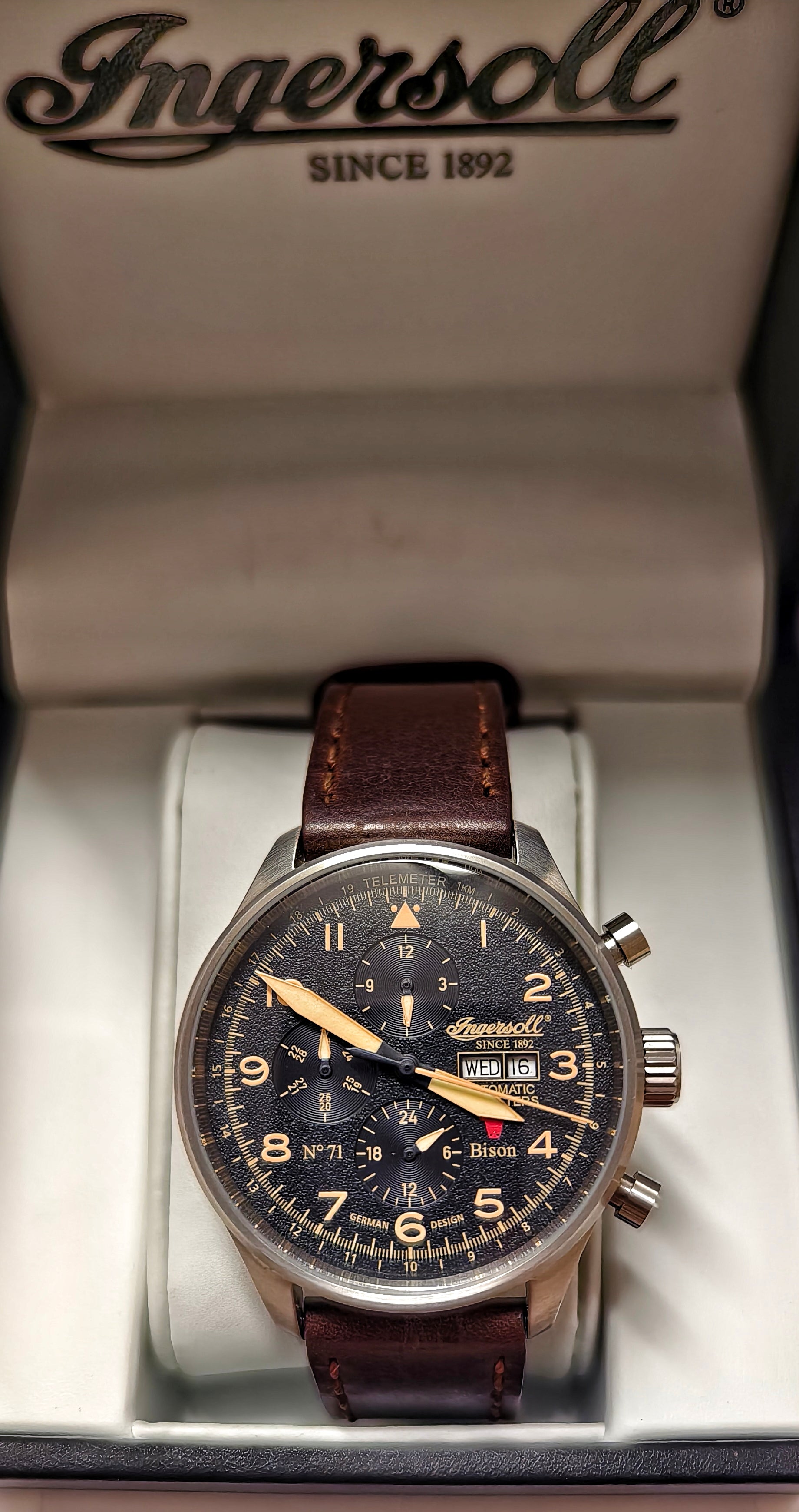 Ingersoll Bison Automatik Limited Edition ! WIE NEU!
