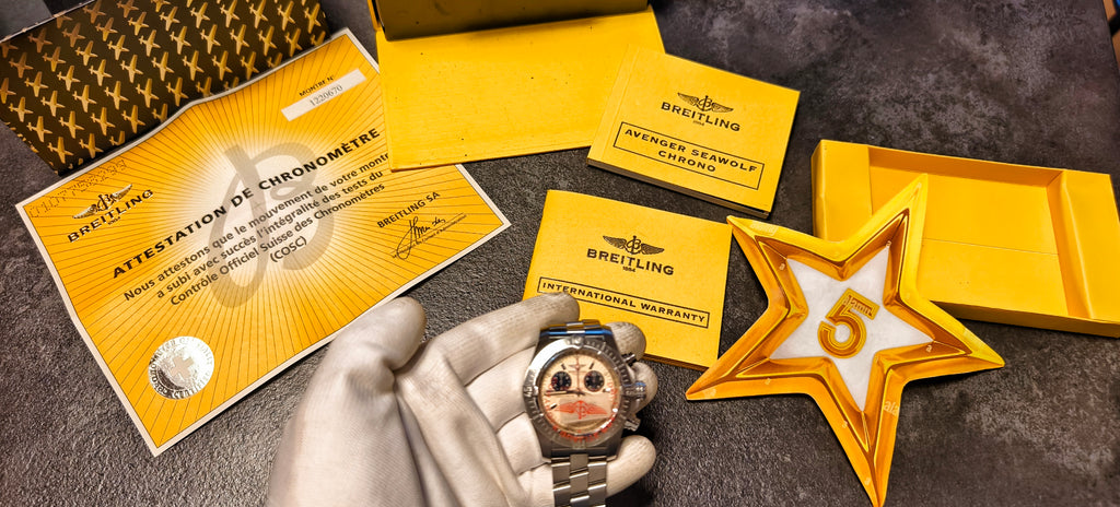 ! TRAUMSTÜCK ! Breitling Avenger Seawolf Chronograph Fullset inkl 12 Monate Garantie