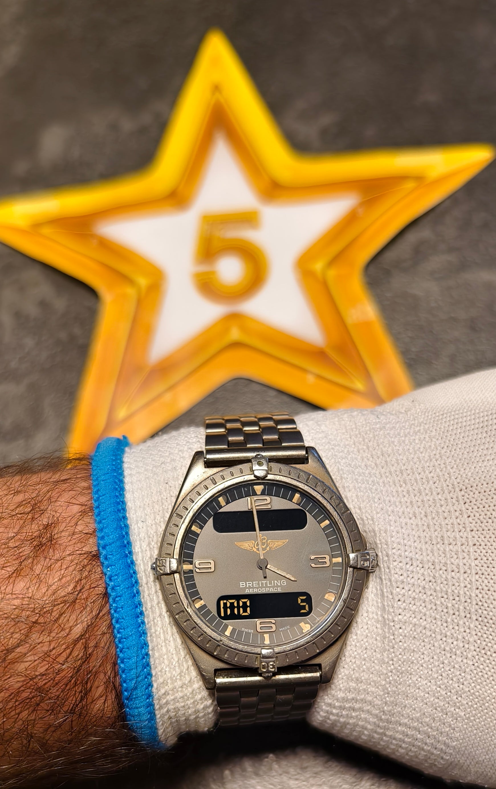 ! EINMALIG ! Breitling Aerospace Navitimer inkl Ping Pong Set für Breitling Stammkunden