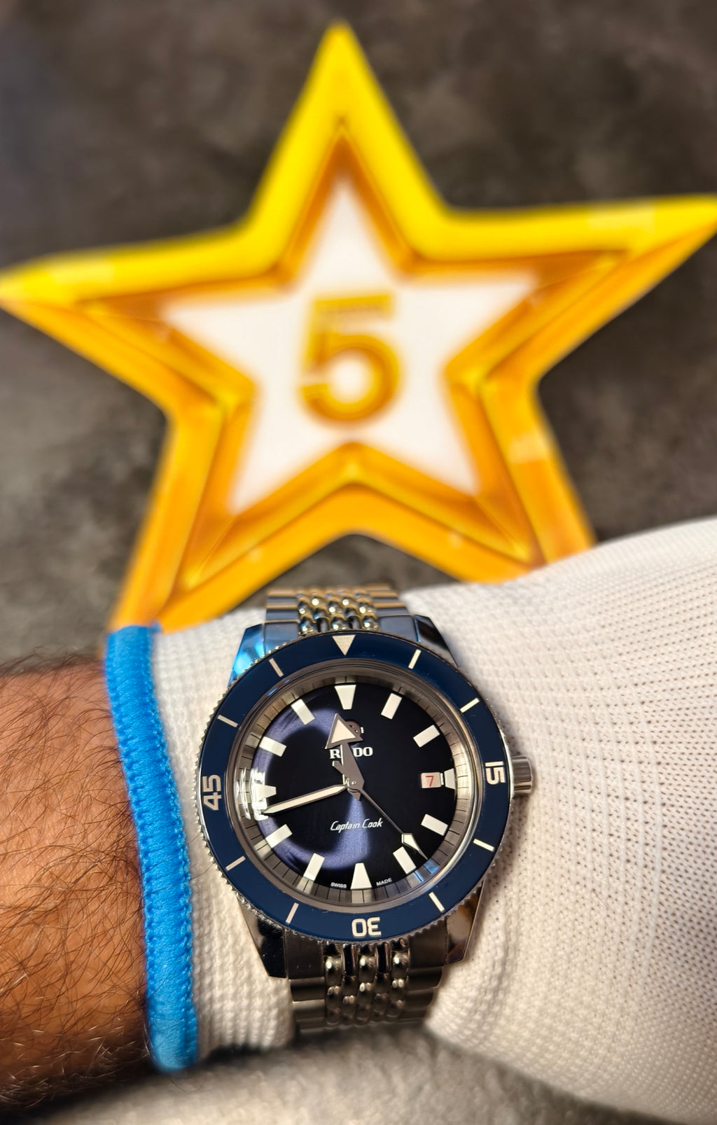 Rado Hypercrome Captain cook "Deep Blue"