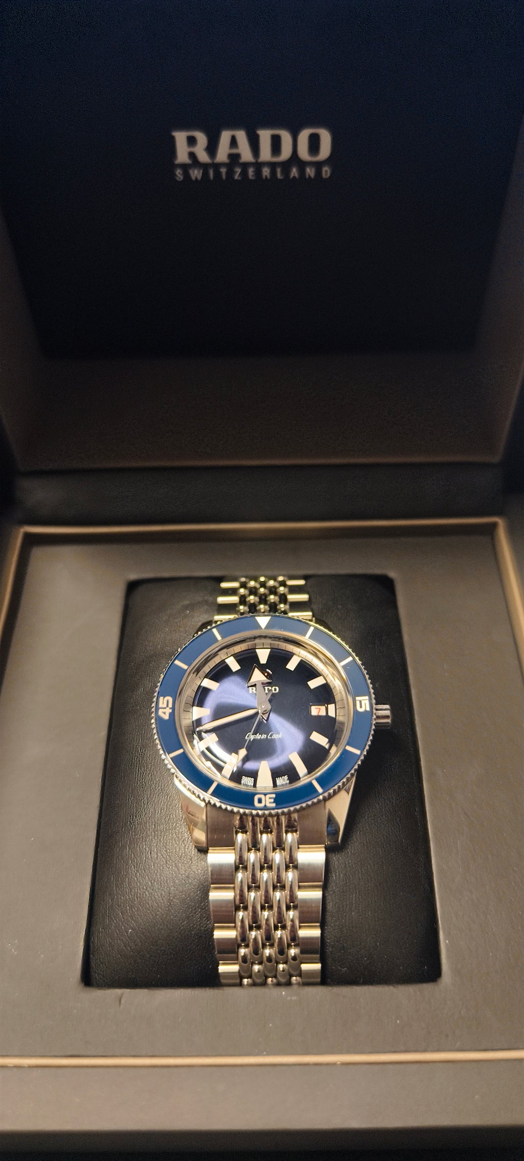 Rado Hypercrome Captain cook "Deep Blue"